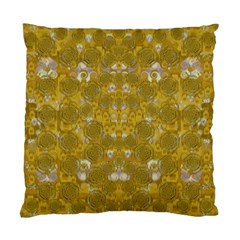 Golden Stars In Modern Renaissance Style Standard Cushion Case (two Sides) by pepitasart