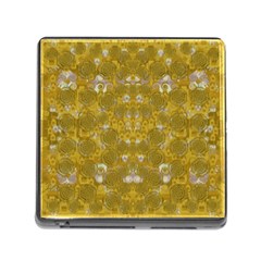 Golden Stars In Modern Renaissance Style Memory Card Reader (square) by pepitasart