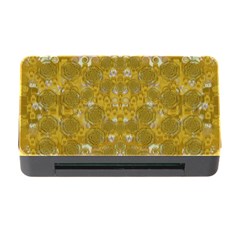 Golden Stars In Modern Renaissance Style Memory Card Reader With Cf by pepitasart