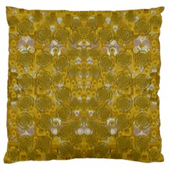 Golden Stars In Modern Renaissance Style Standard Flano Cushion Case (one Side) by pepitasart