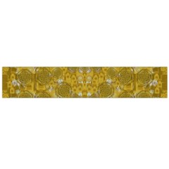 Golden Stars In Modern Renaissance Style Large Flano Scarf 