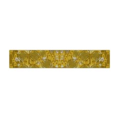 Golden Stars In Modern Renaissance Style Flano Scarf (mini) by pepitasart