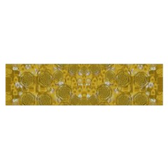 Golden Stars In Modern Renaissance Style Satin Scarf (oblong) by pepitasart