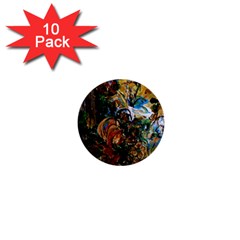 Flowers And Mirror 1  Mini Buttons (10 Pack) 