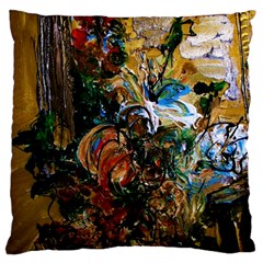 Flowers And Mirror Standard Flano Cushion Case (two Sides) by bestdesignintheworld