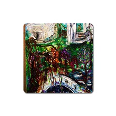 Gatchina Park 4 Square Magnet by bestdesignintheworld