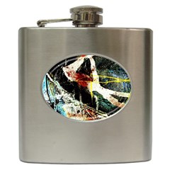 Egg In The Duck   Needle In The Egg Hip Flask (6 Oz) by bestdesignintheworld