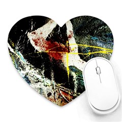 Egg In The Duck   Needle In The Egg Heart Mousepads by bestdesignintheworld