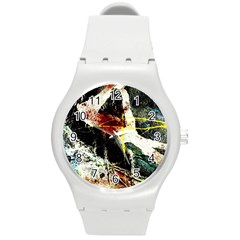 Egg In The Duck   Needle In The Egg Round Plastic Sport Watch (m) by bestdesignintheworld