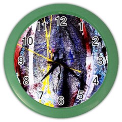 Egg In The Duck   Needle In The Egg 7 Color Wall Clocks by bestdesignintheworld