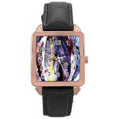 Egg In The Duck   Needle In The Egg 7 Rose Gold Leather Watch  by bestdesignintheworld