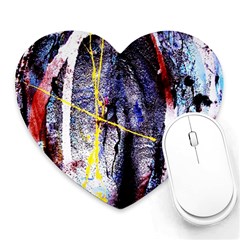 Egg In The Duck   Needle In The Egg 7 Heart Mousepads by bestdesignintheworld