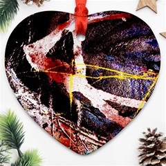 Egg In The Duck   Needle In The Egg 4 Ornament (heart) by bestdesignintheworld