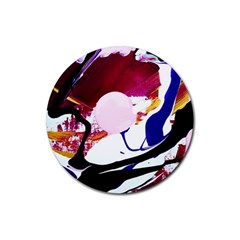 Immediate Attraction 8 Rubber Round Coaster (4 Pack)  by bestdesignintheworld