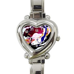 Immediate Attraction 8 Heart Italian Charm Watch by bestdesignintheworld