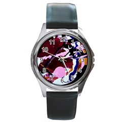 Immediate Attraction 1 Round Metal Watch by bestdesignintheworld