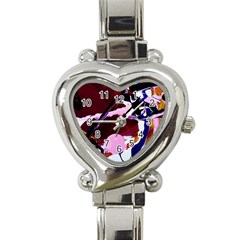 Immediate Attraction 1 Heart Italian Charm Watch by bestdesignintheworld