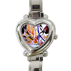 Immediate Attraction 6 Heart Italian Charm Watch by bestdesignintheworld