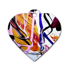 Immediate Attraction 6 Dog Tag Heart (one Side) by bestdesignintheworld