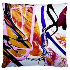 Immediate Attraction 6 Large Flano Cushion Case (one Side) by bestdesignintheworld