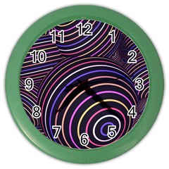 Abtract Colorful Spheres Color Wall Clocks by Modern2018