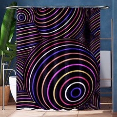 Abtract Colorful Spheres Shower Curtain 60  X 72  (medium) 