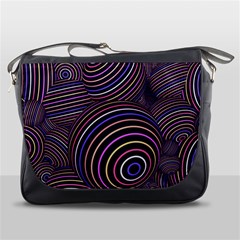 Abtract Colorful Spheres Messenger Bags by Modern2018