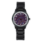 Abtract Colorful Spheres Stainless Steel Round Watch Front