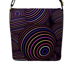 Abtract Colorful Spheres Flap Messenger Bag (l)  by Modern2018