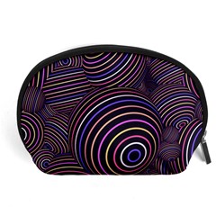 Abtract Colorful Spheres Accessory Pouches (large)  by Modern2018