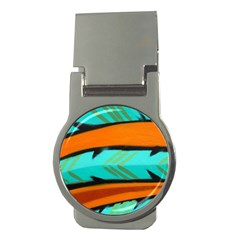 Abstract Art Artistic Money Clips (round)  by Modern2018