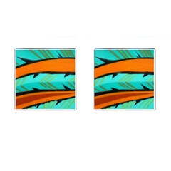 Abstract Art Artistic Cufflinks (square) by Modern2018