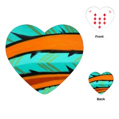 Abstract Art Artistic Playing Cards (heart) 