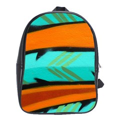 Abstract Art Artistic School Bag (xl) by Modern2018