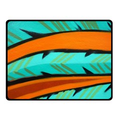 Abstract Art Artistic Double Sided Fleece Blanket (small)  by Modern2018