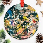 Abstract Art Berlin Ornament (Round) Front