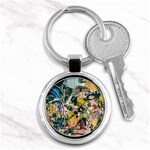 Abstract Art Berlin Key Chains (Round)  Front