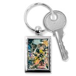 Abstract Art Berlin Key Chains (Rectangle)  Front