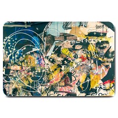 Abstract Art Berlin Large Doormat 