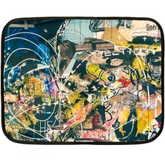 Abstract Art Berlin Fleece Blanket (mini) by Modern2018