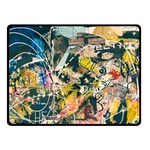 Abstract Art Berlin Fleece Blanket (Small) 50 x40  Blanket Front