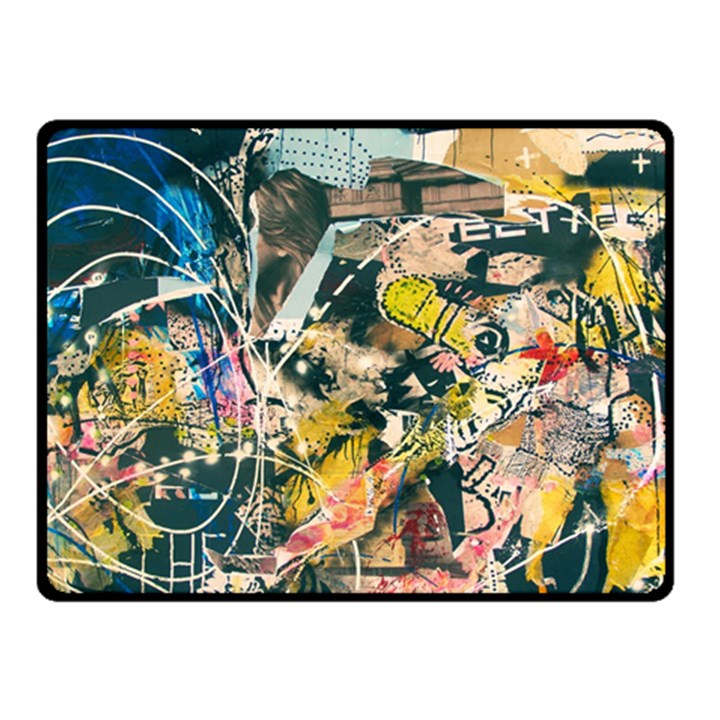 Abstract Art Berlin Fleece Blanket (Small)