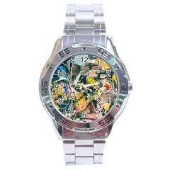 Abstract Art Berlin Stainless Steel Analogue Watch by Modern2018