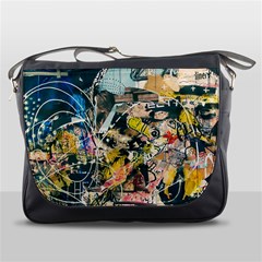 Abstract Art Berlin Messenger Bags by Modern2018