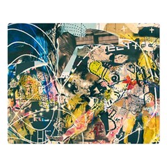 Abstract Art Berlin Double Sided Flano Blanket (large)  by Modern2018