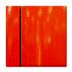 Abstract Orange Tile Coasters by Modern2018