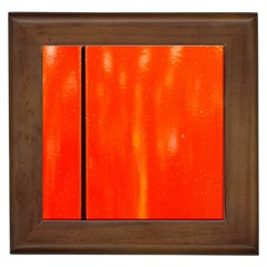 Abstract Orange Framed Tiles by Modern2018