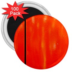 Abstract Orange 3  Magnets (100 Pack) by Modern2018