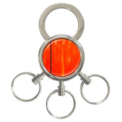 Abstract Orange 3-ring Key Chains by Modern2018