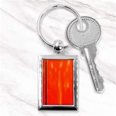 Abstract Orange Key Chains (rectangle)  by Modern2018